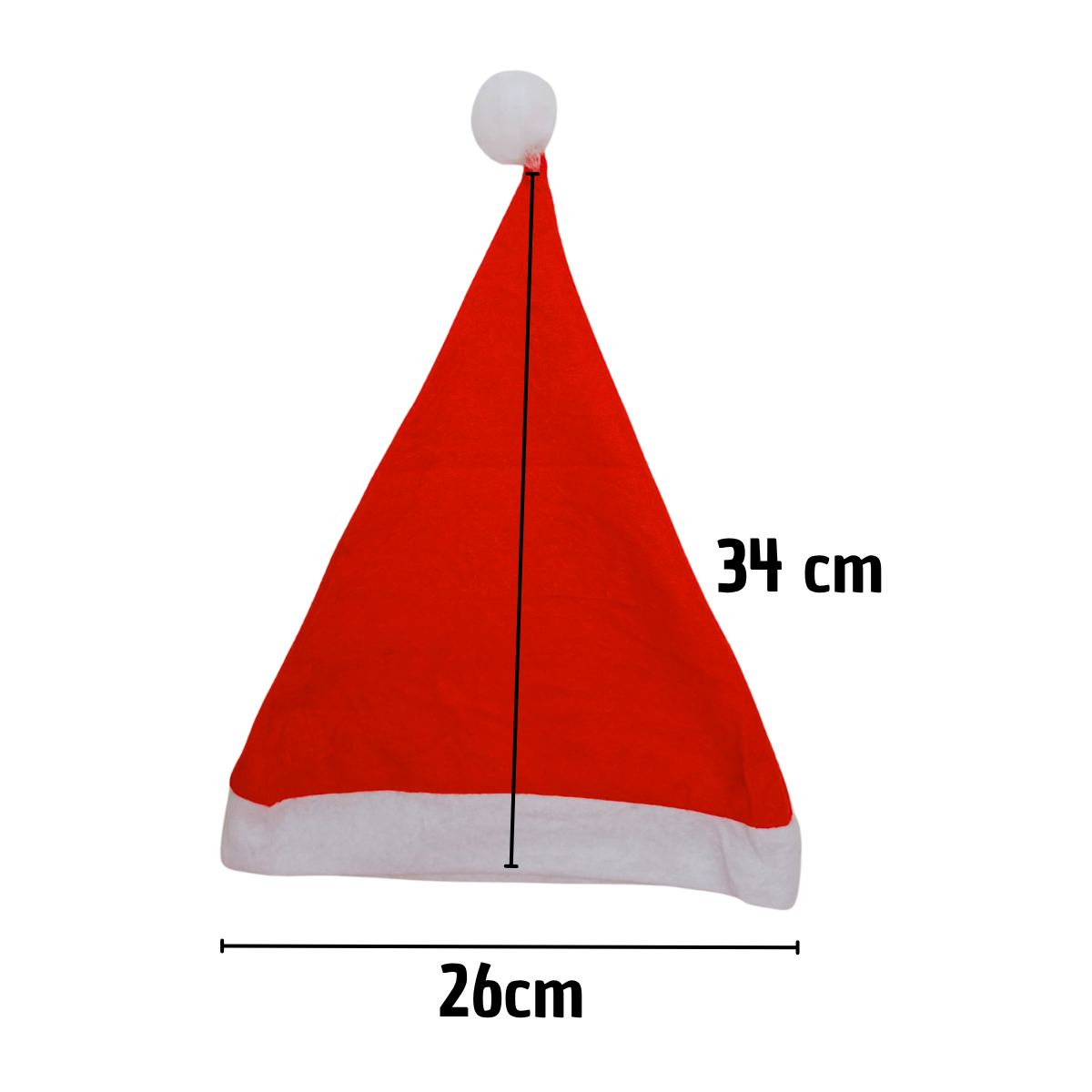 Gorro Santa Claus Clásico - Navidad Tradicional