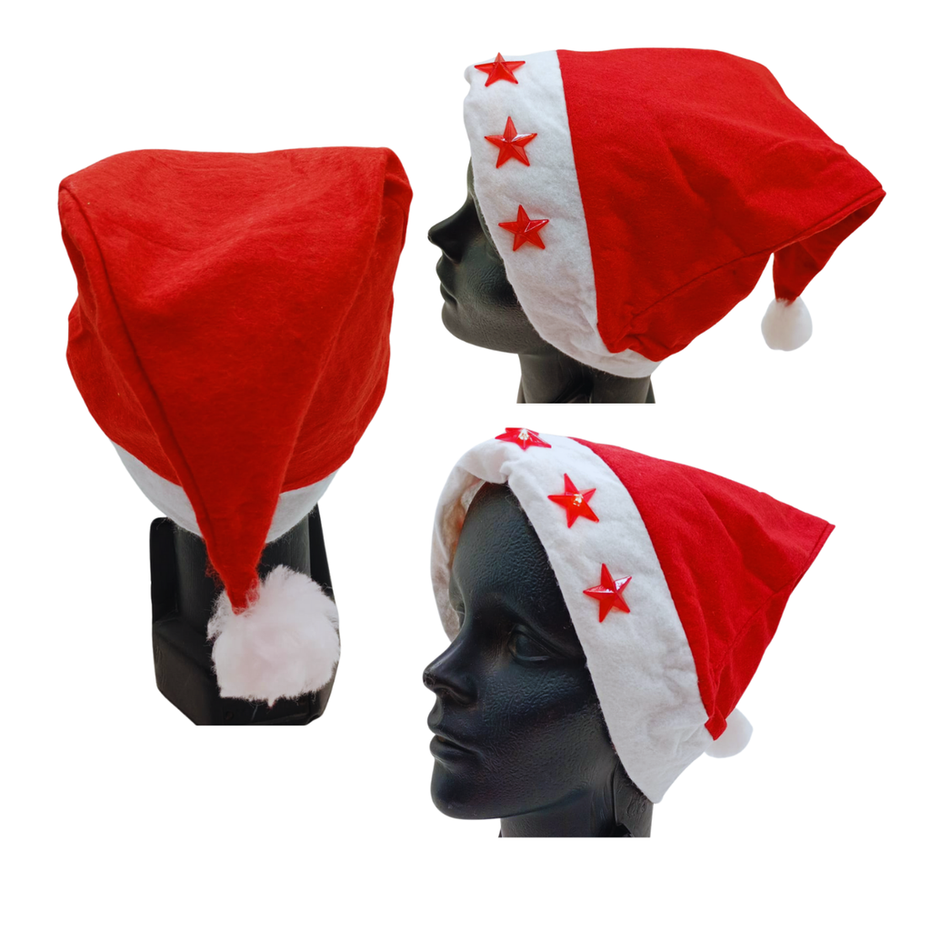 Gorro Navideño LED Premium - Santa con Luces