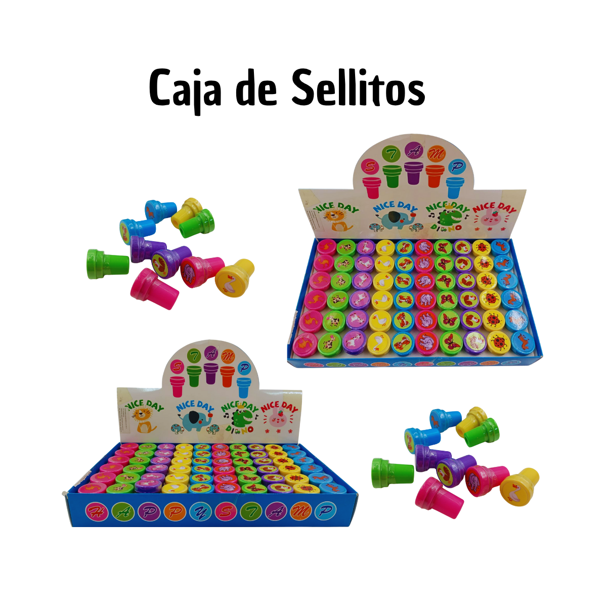 Set de Sellos Infantiles - Arte y Manualidades