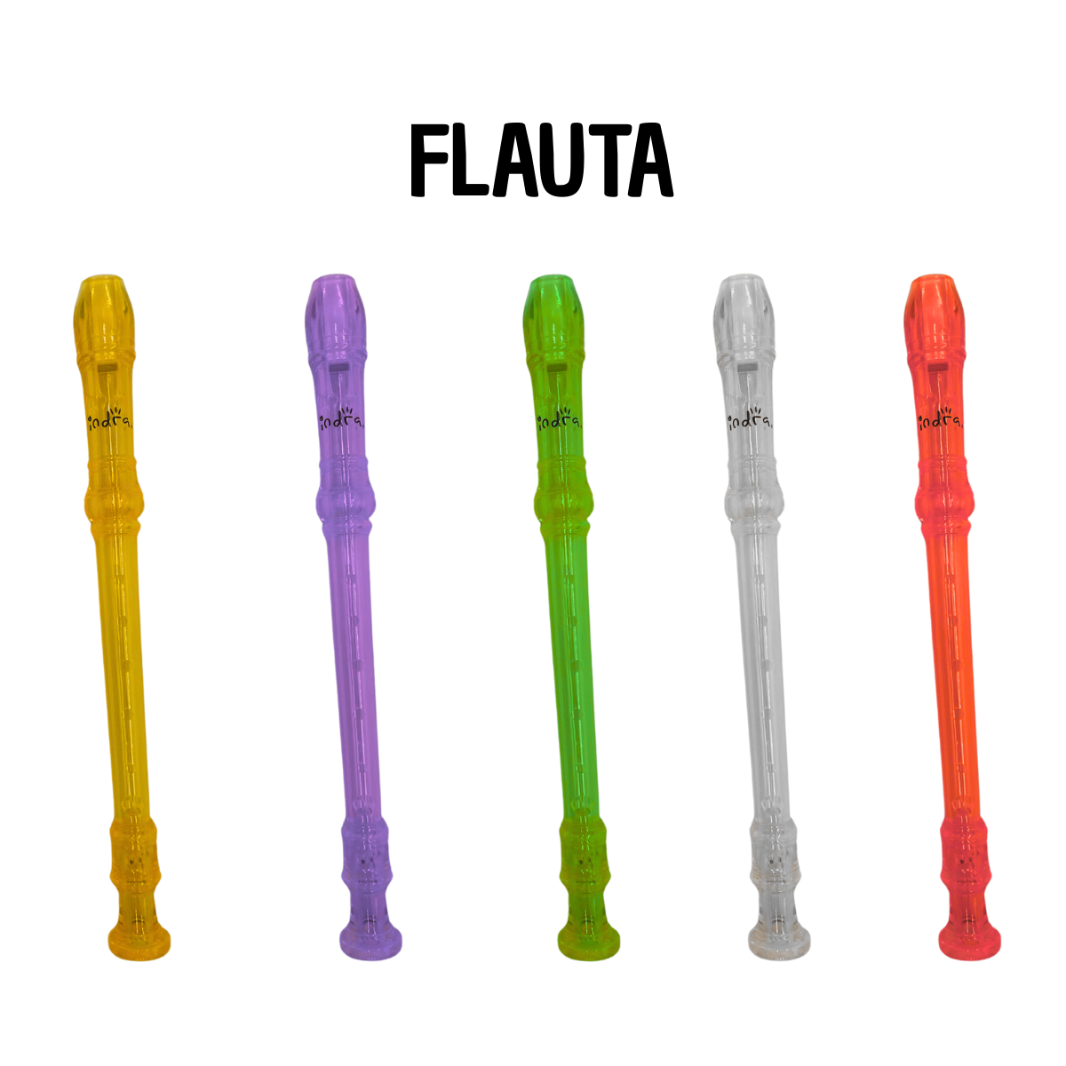 Flauta Dulce Escolar - Instrumento Musical Básico