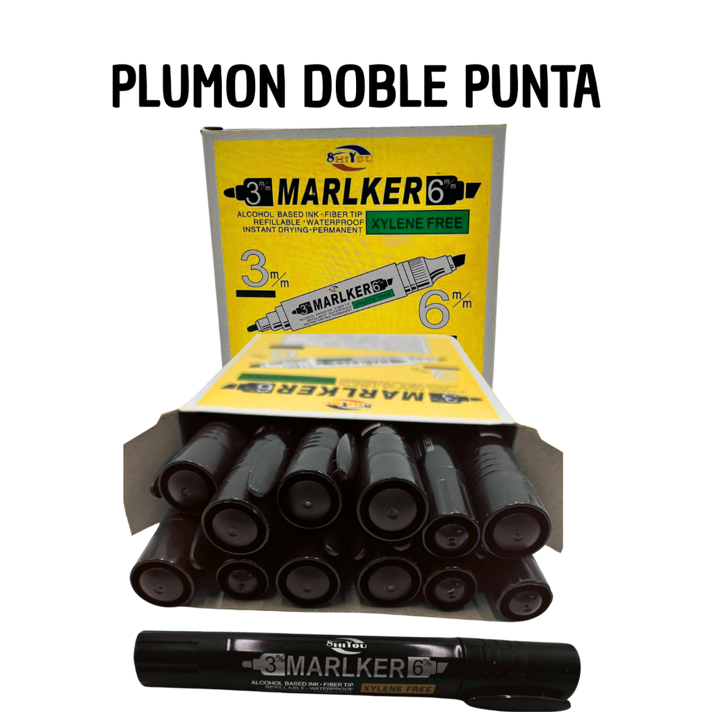 Plumón Doble Punta - Arte y Manualidades