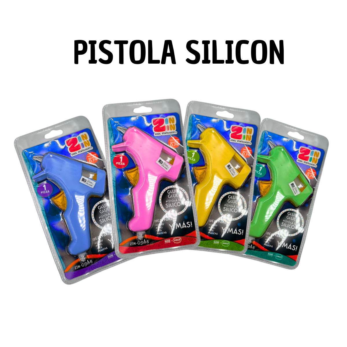 Pistola de Silicón de Colores - Manualidades Divertidas