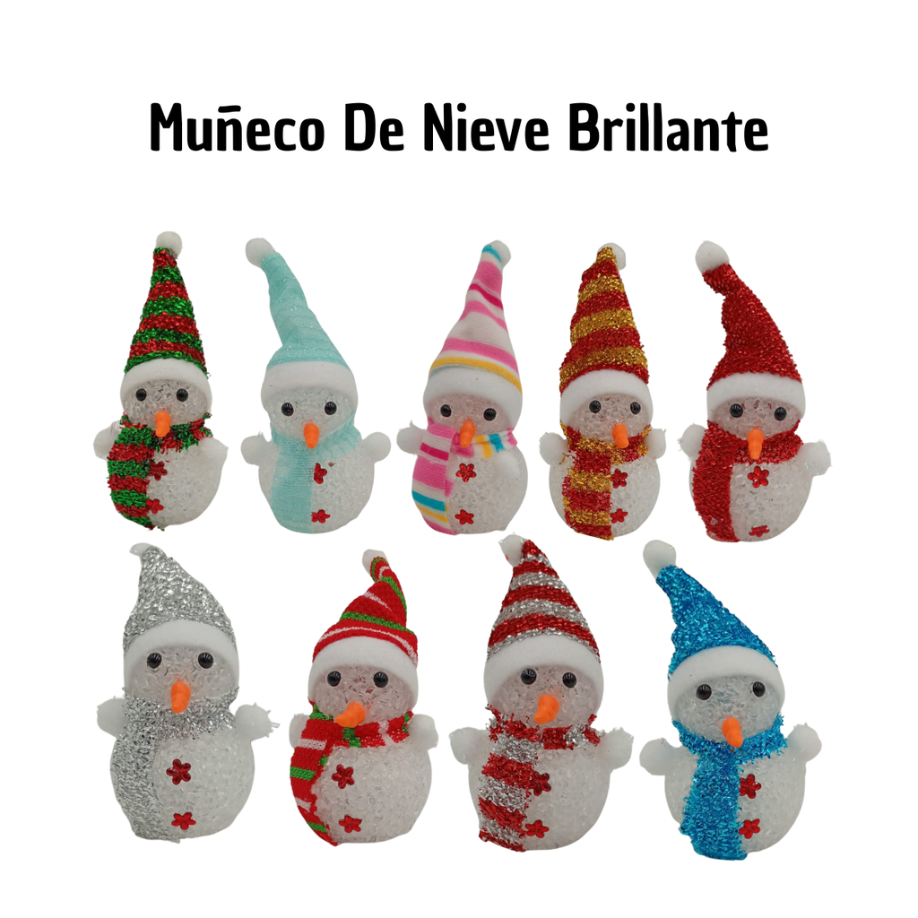 MuñEco De Nieve Brillante - Calidad Premium Super Novedades