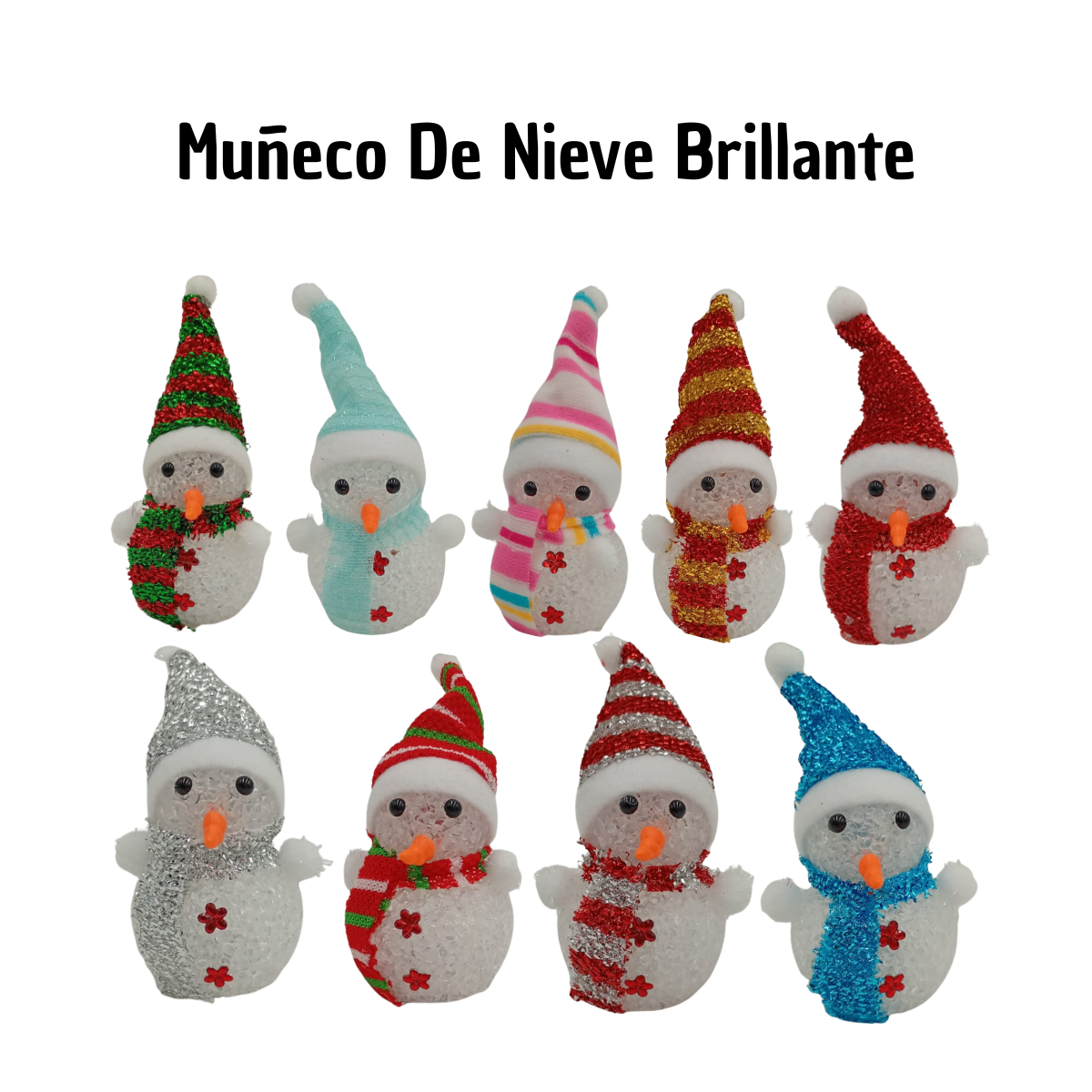 MuñEco De Nieve Brillante - Calidad Premium Super Novedades