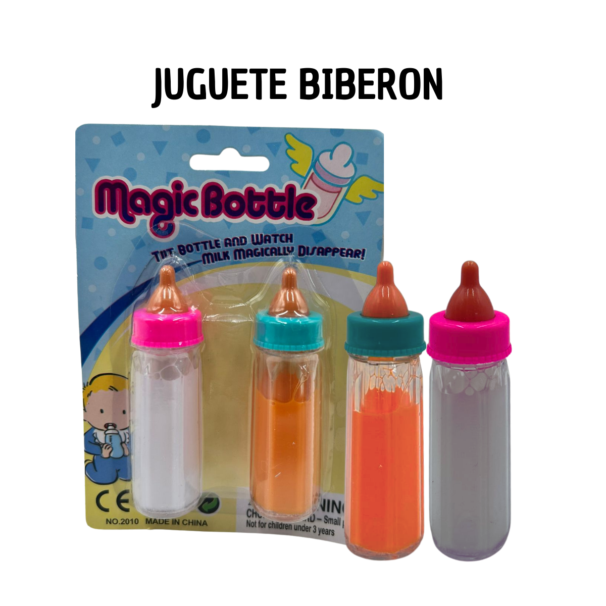 Biberón de Juguete - Accesorios para Muñecas