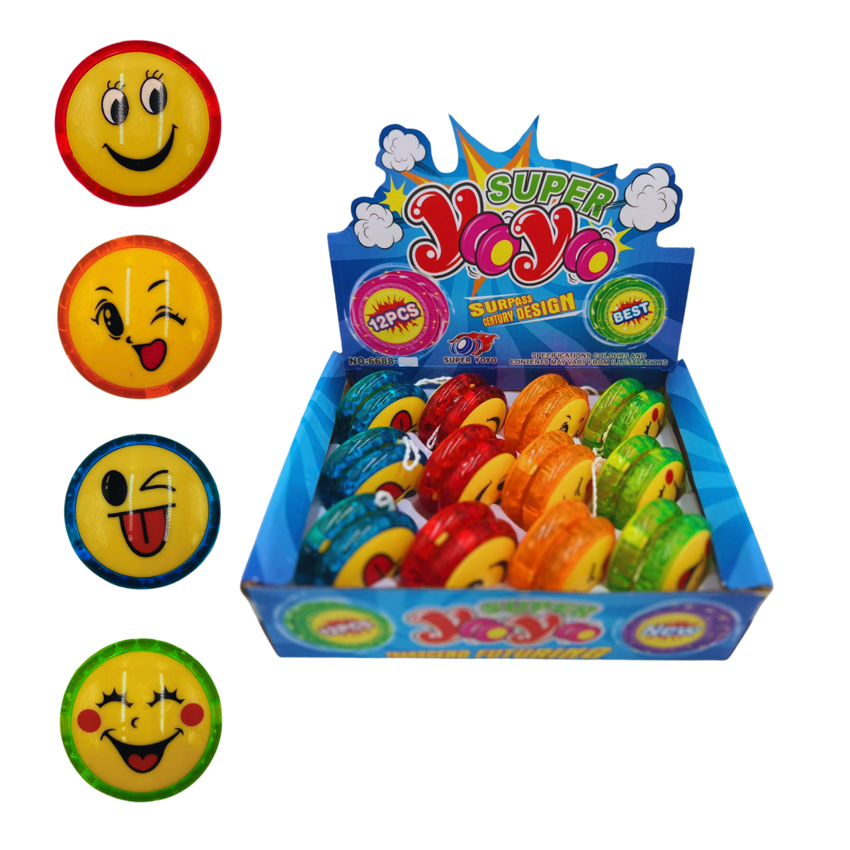 Yoyo con Luz LED - Juguete Luminoso Clásico