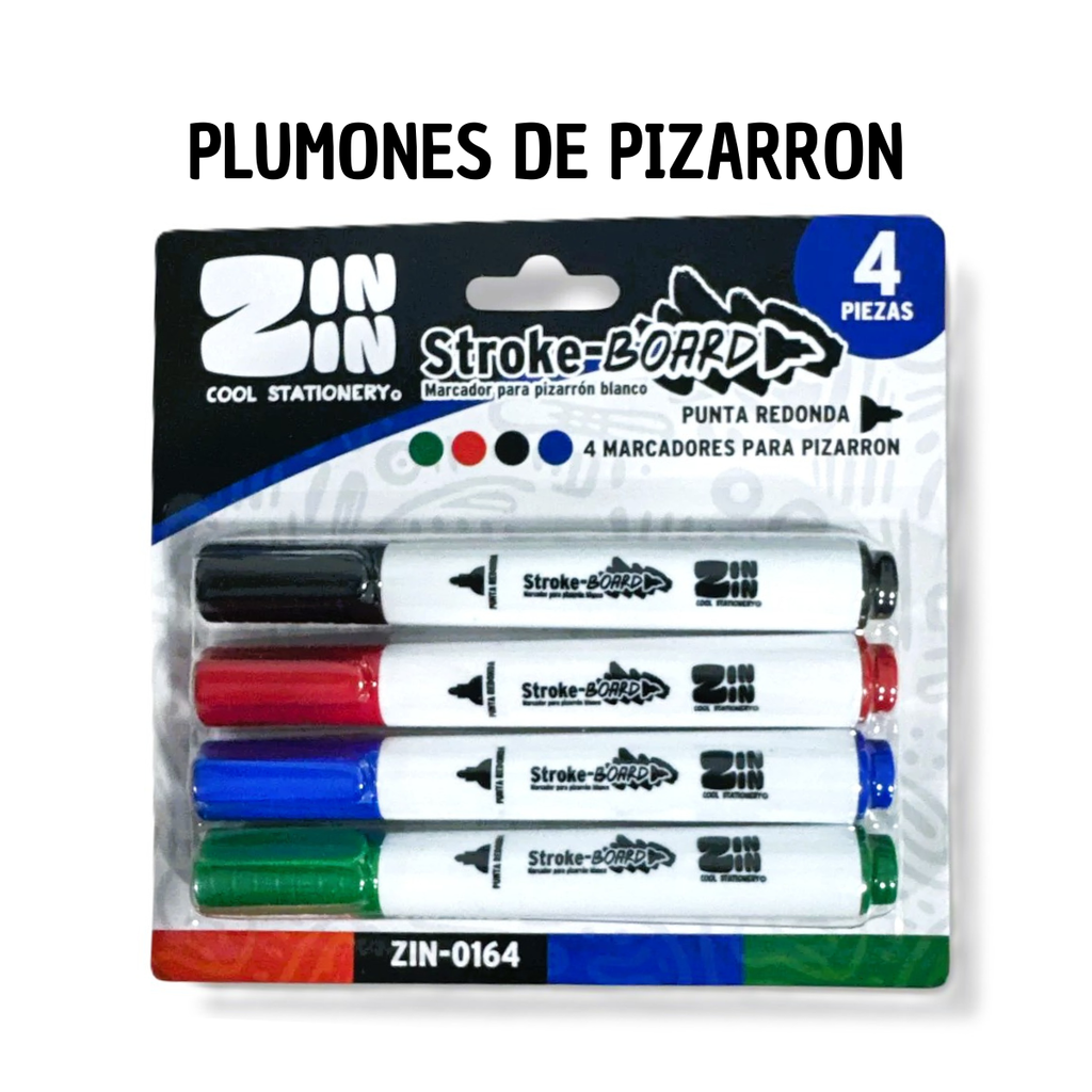 Plumones Pizarrón 4 Colores - Presentaciones