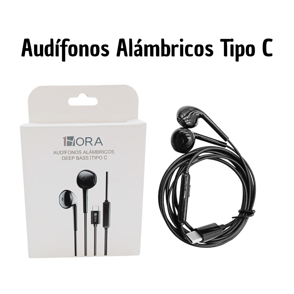 Audífonos Alámbricos Tipo C