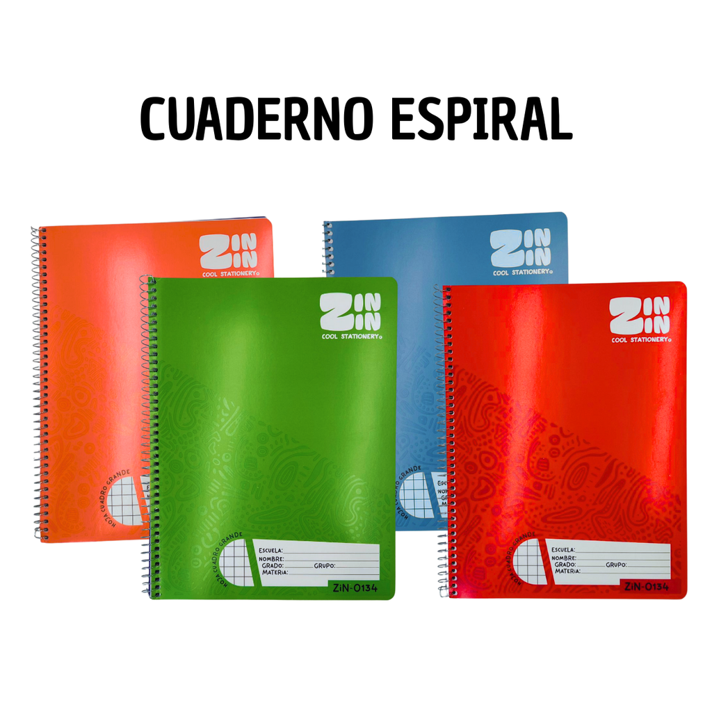 Cuaderno Espiral Cuadro Grande 100 Hojas - Matemáticas