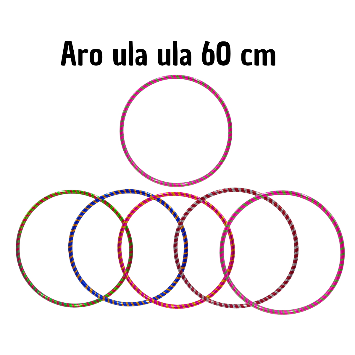 Aro Hula Hula 60cm - Fitness y Tonificación Corporal