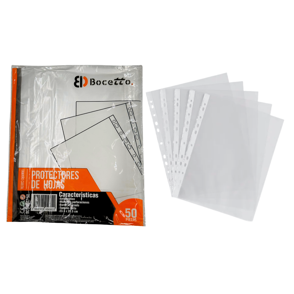 Protectores de Hojas 100 Piezas - Organización