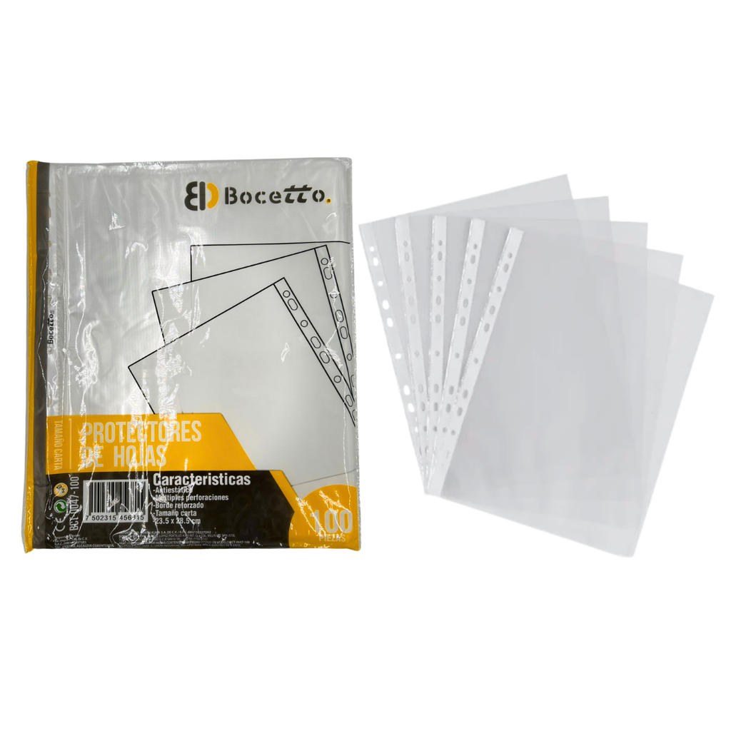 Protectores de Hojas 100 Piezas - Organización