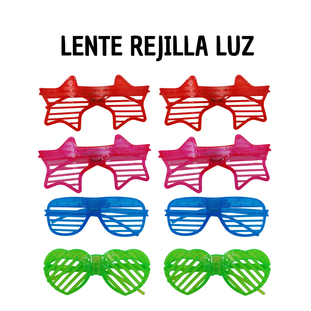 Lente Rejilla Con Luz