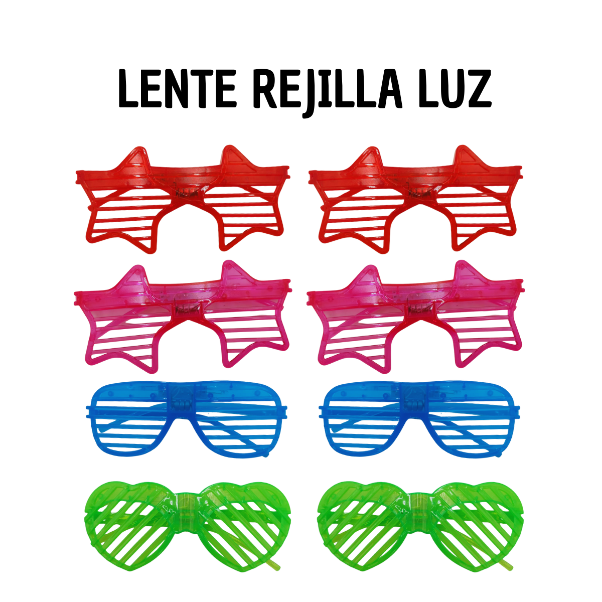 Lente Rejilla Con Luz