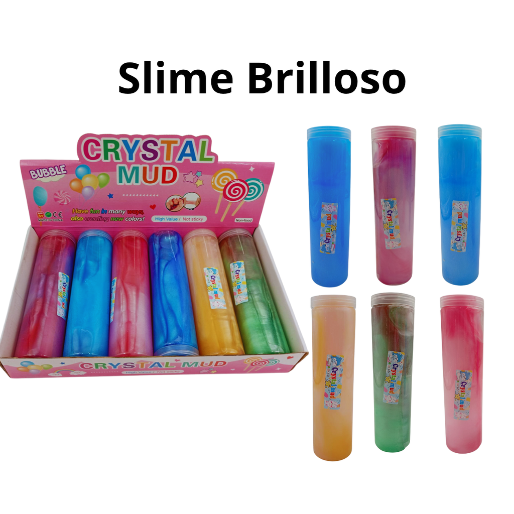 Slime Brilloso con Glitter - Juguete Sensorial