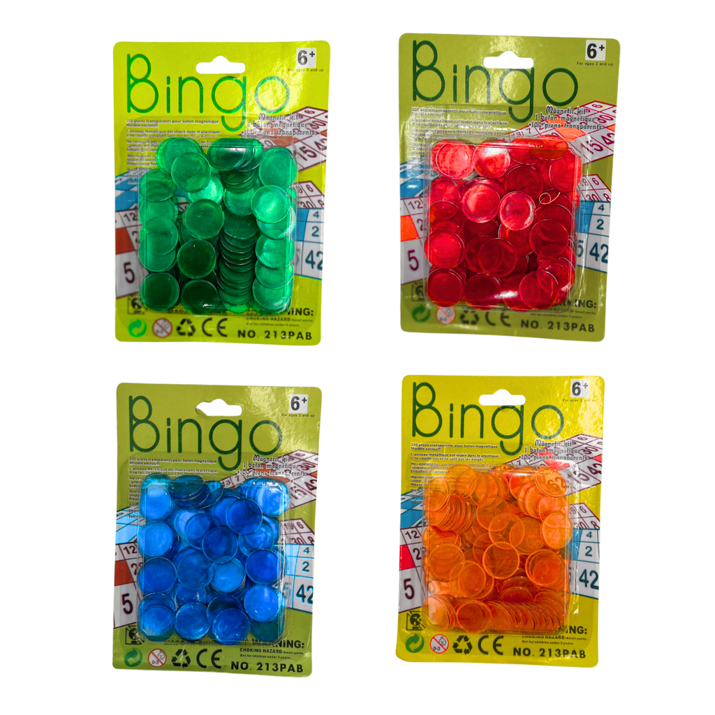 Fichas de Bingo 100 Piezas - Juego de Mesa