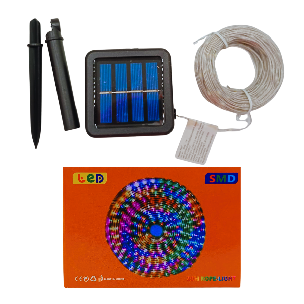 Serie Solar 100 Luces Cálidas 10m - Ecológica