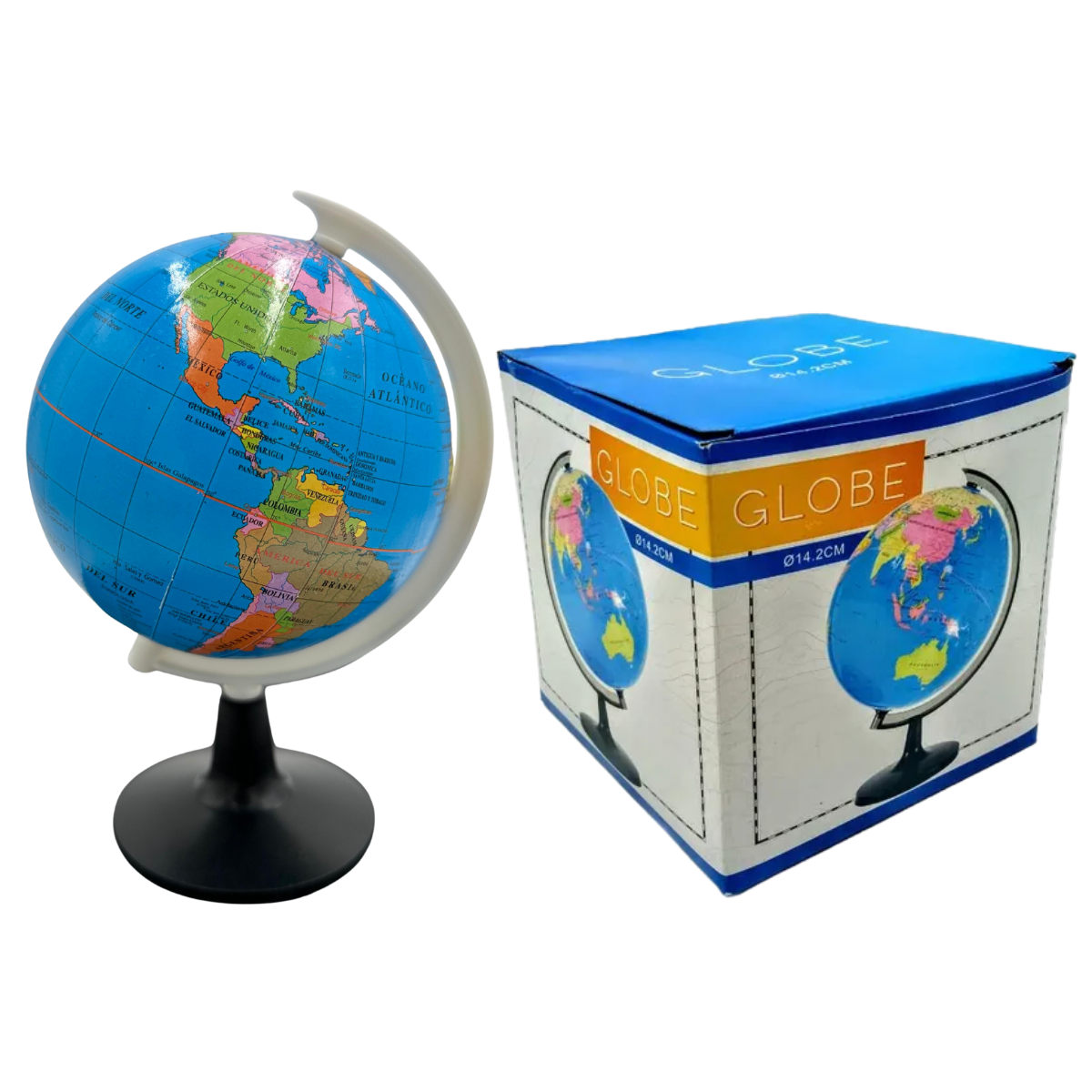 Globo Terráqueo Escolar 20cm - Geografía Educativa