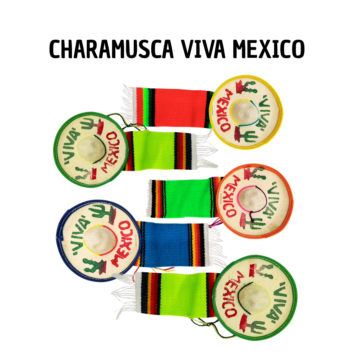 Sombrero Charamusca Viva México - Fiesta Patria