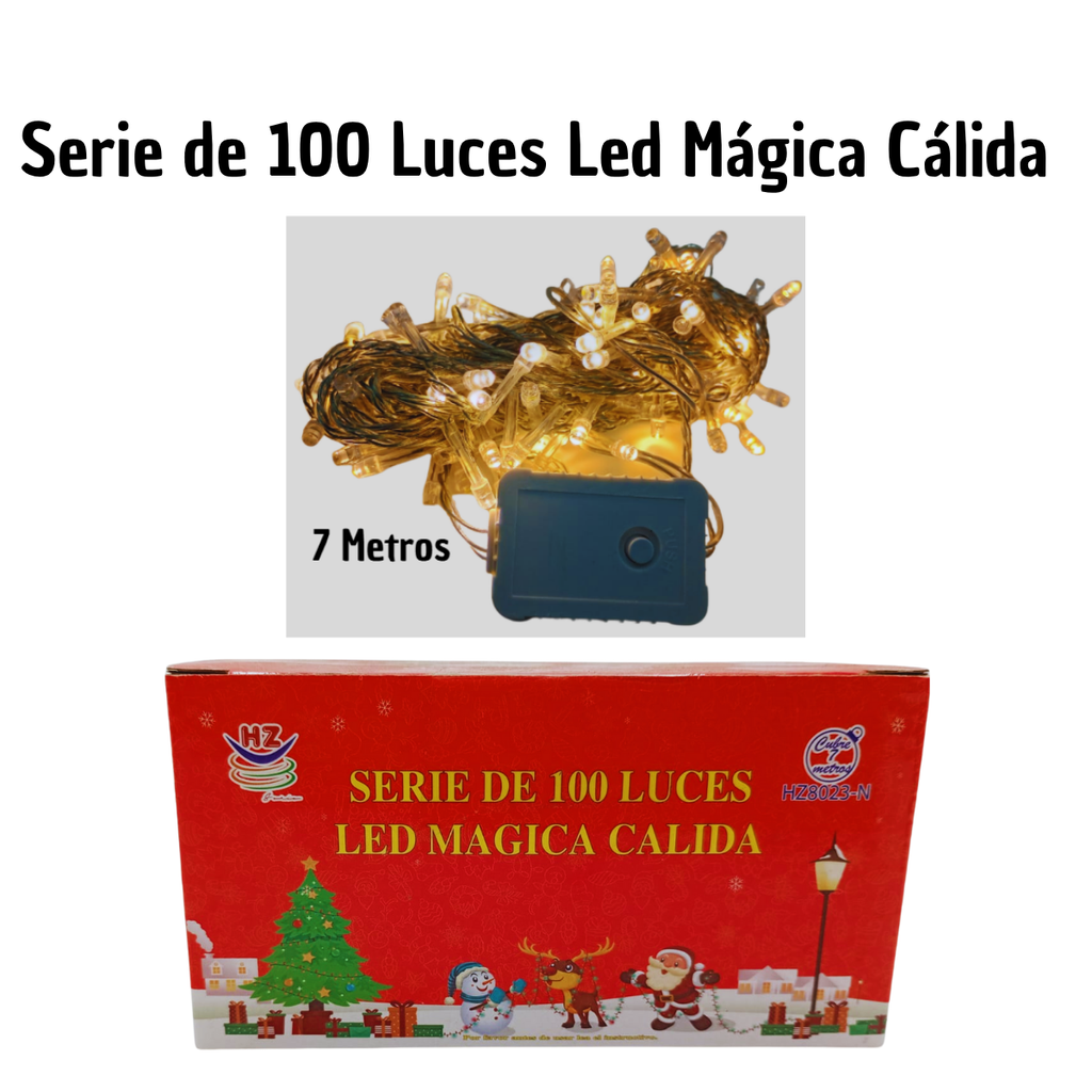 Serie De 100 Luces Led MáGica CáLida - Calidad Premium Super Novedades