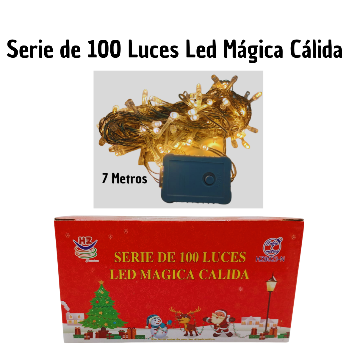 Serie De 100 Luces Led MáGica CáLida - Calidad Premium Super Novedades