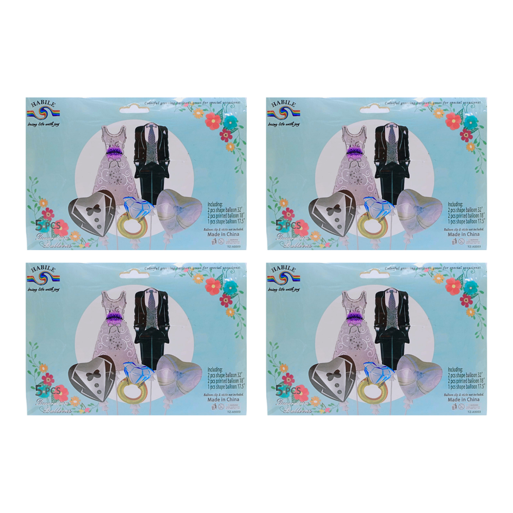 Set Globos para Boda - Decoración Nupcial Elegante