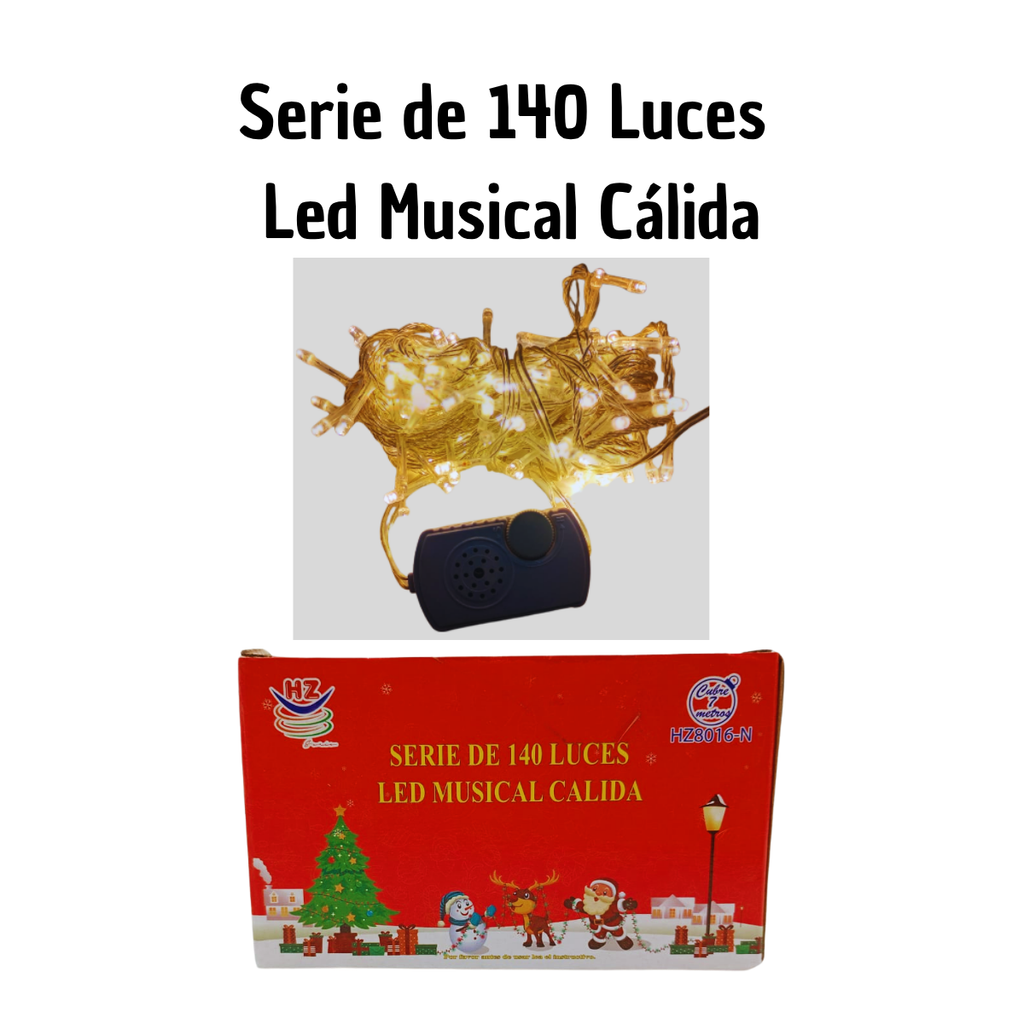 Serie LED 140 Luces Cálidas - Calidez Hogareña