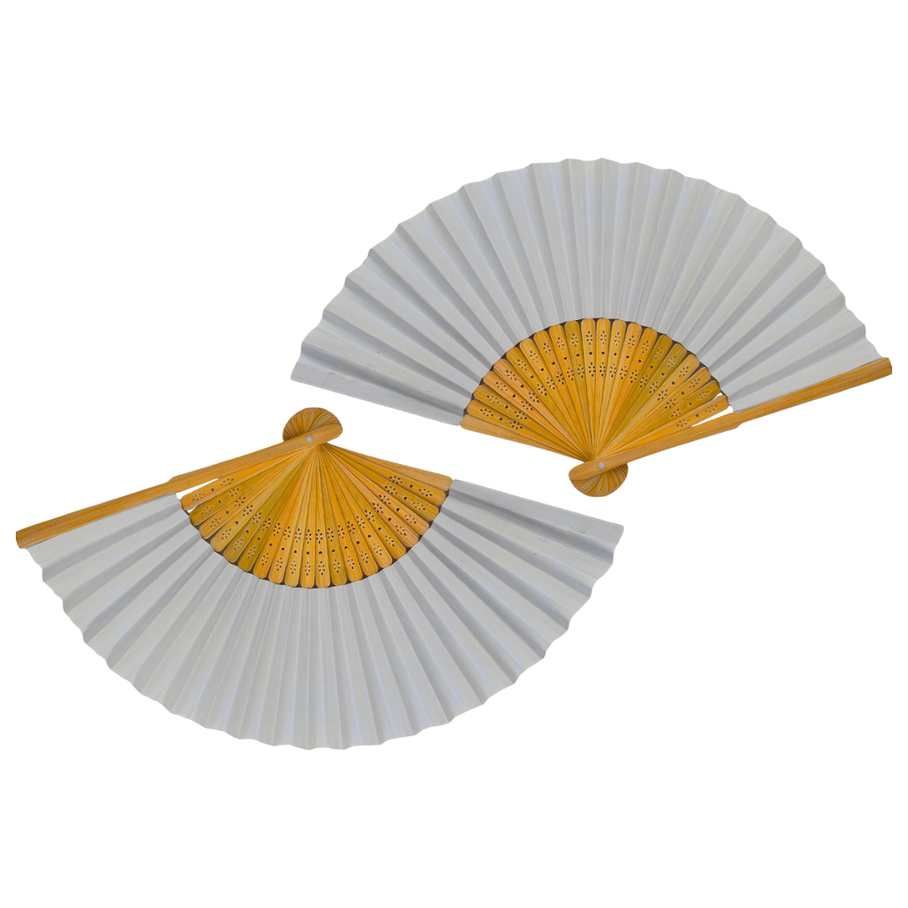 Abanico de Tela Plegable - Accesorio Verano y Fiestas