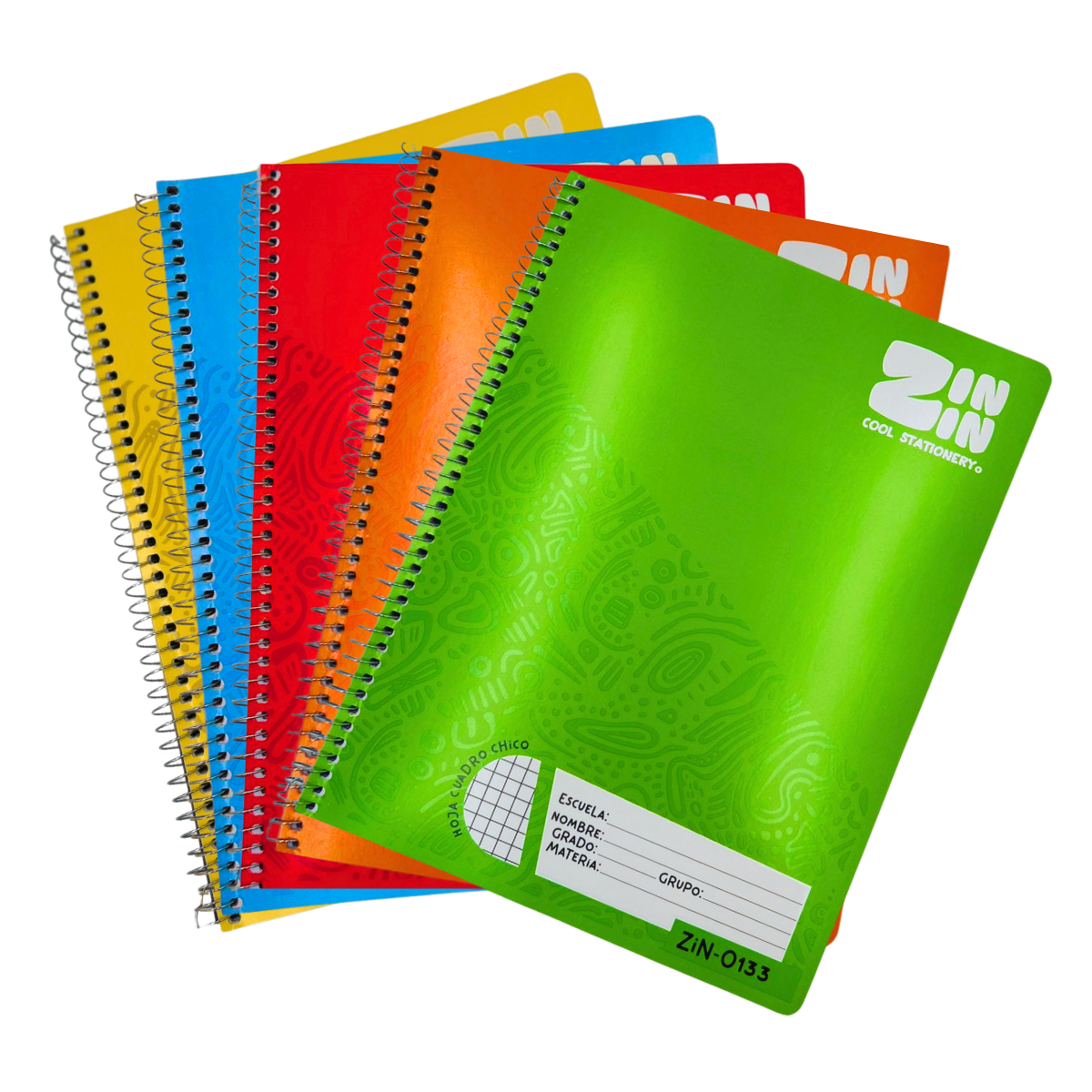 Cuaderno Espiral Cuadro Chico 100 Hojas - Notas Organizadas