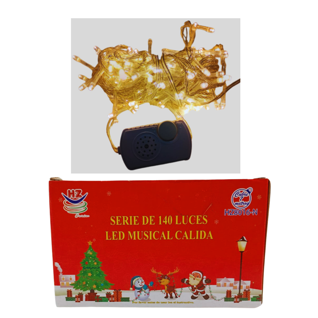 Serie LED 140 Luces Cálidas - Calidez Hogareña