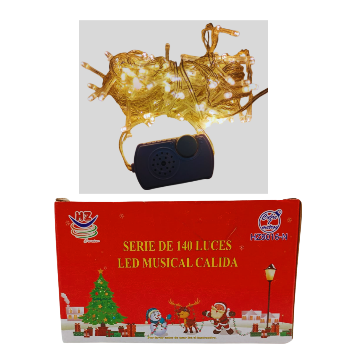 Serie LED 140 Luces Cálidas - Calidez Hogareña