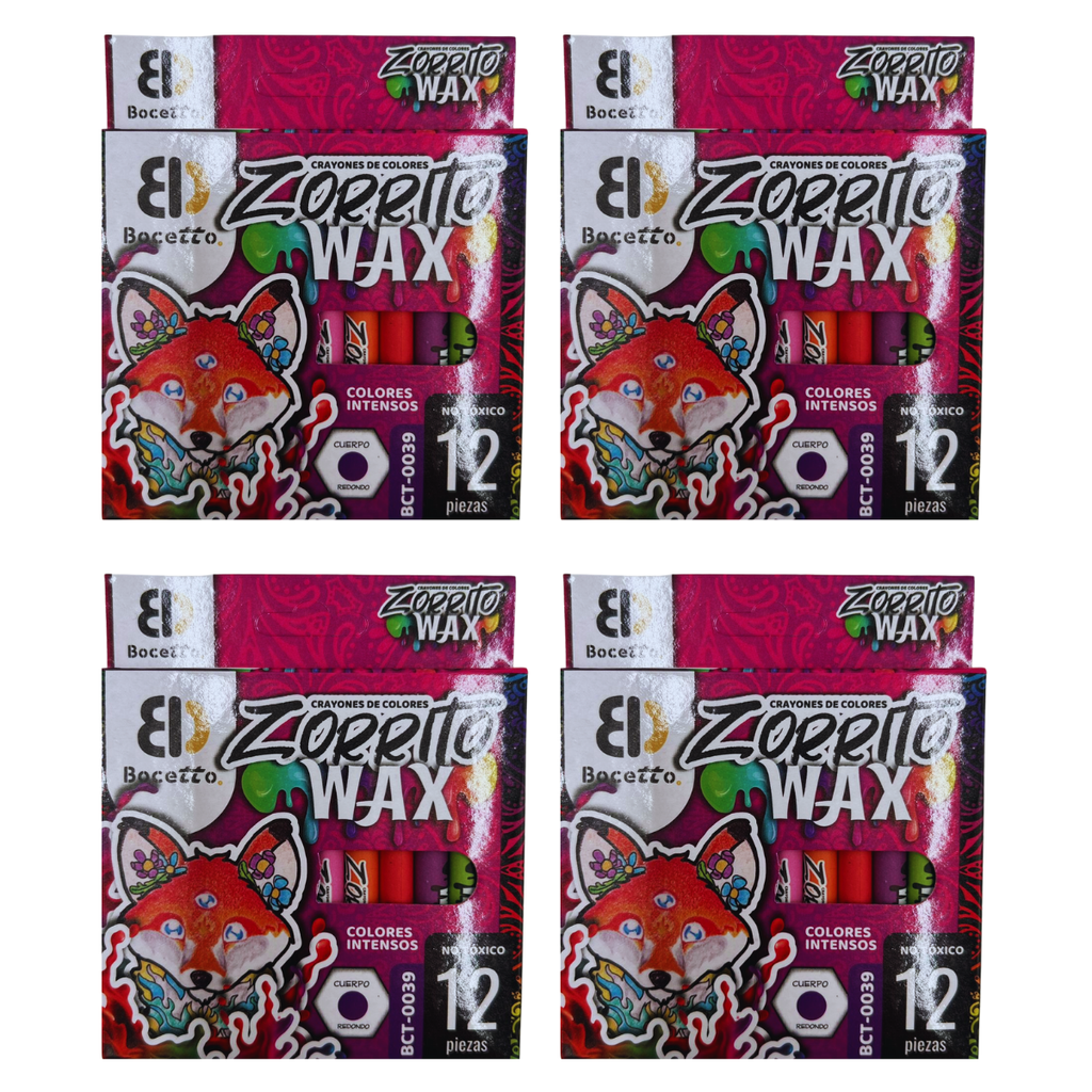 Crayolas Jumbo Zorrito 12 Colores - Preescolar