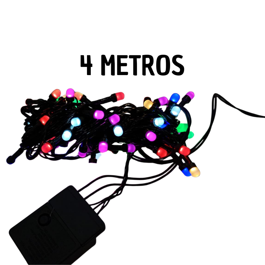 Serie LED 50 Luces Multicolor V8 - Alegría Navideña
