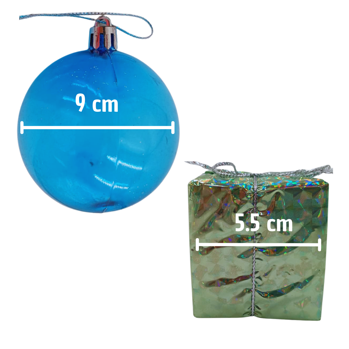 Set Esferas Navideñas en Maleta - Colección Premium