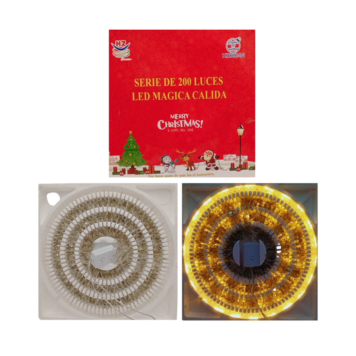 Serie De 200 Luces Led MáGica CáLida - Calidad Premium Super Novedades