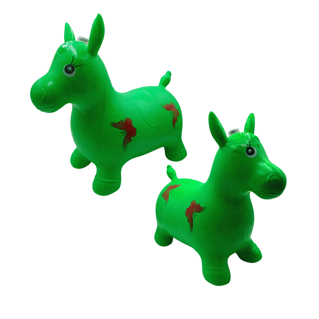 Caballo Montable Inflable con Luz y Sonido - Juguete Saltarín