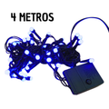Serie LED 50 Luces Azul V8 - Decoración Moderna