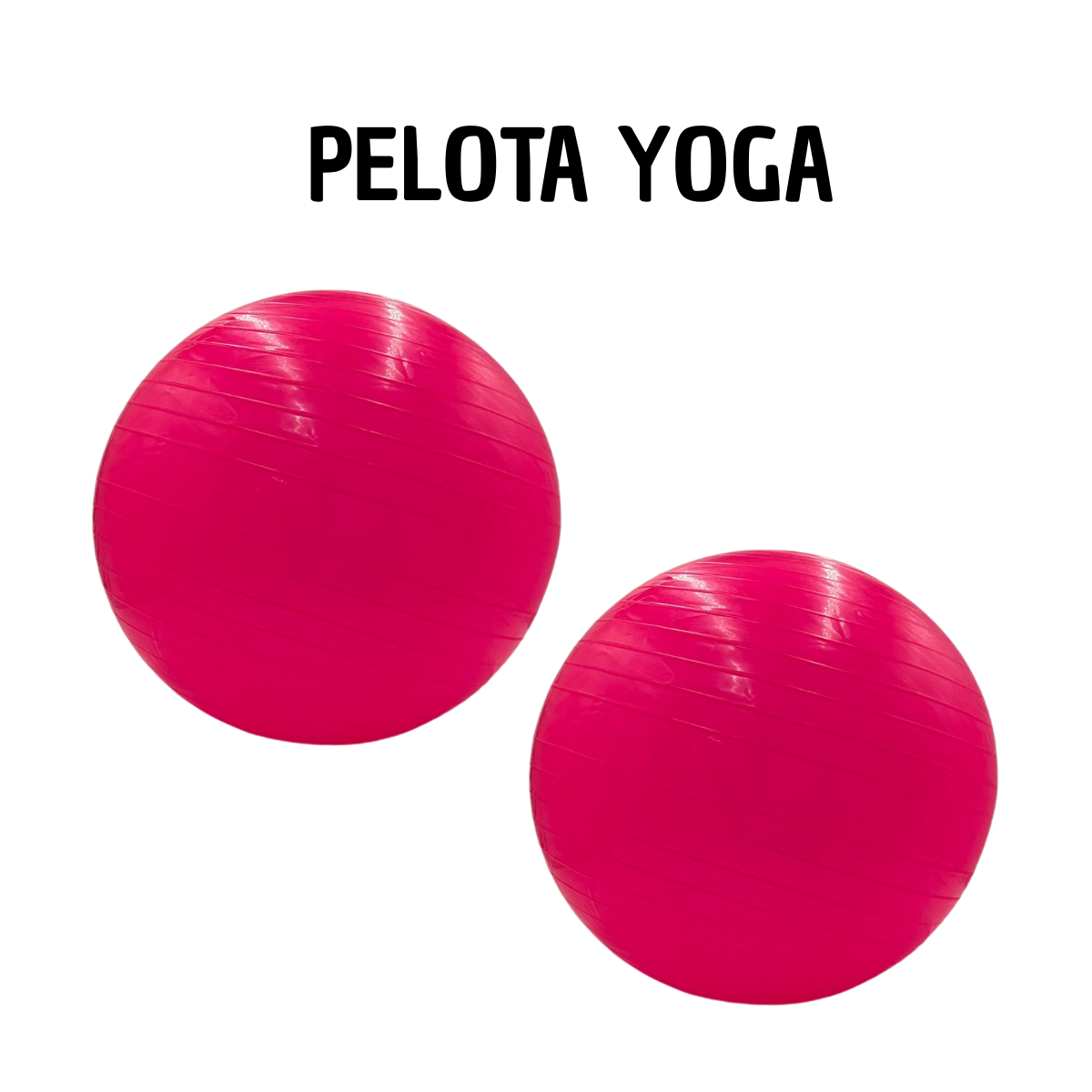 Pelota Yoga Rosa 65cm - Fitness y Embarazo