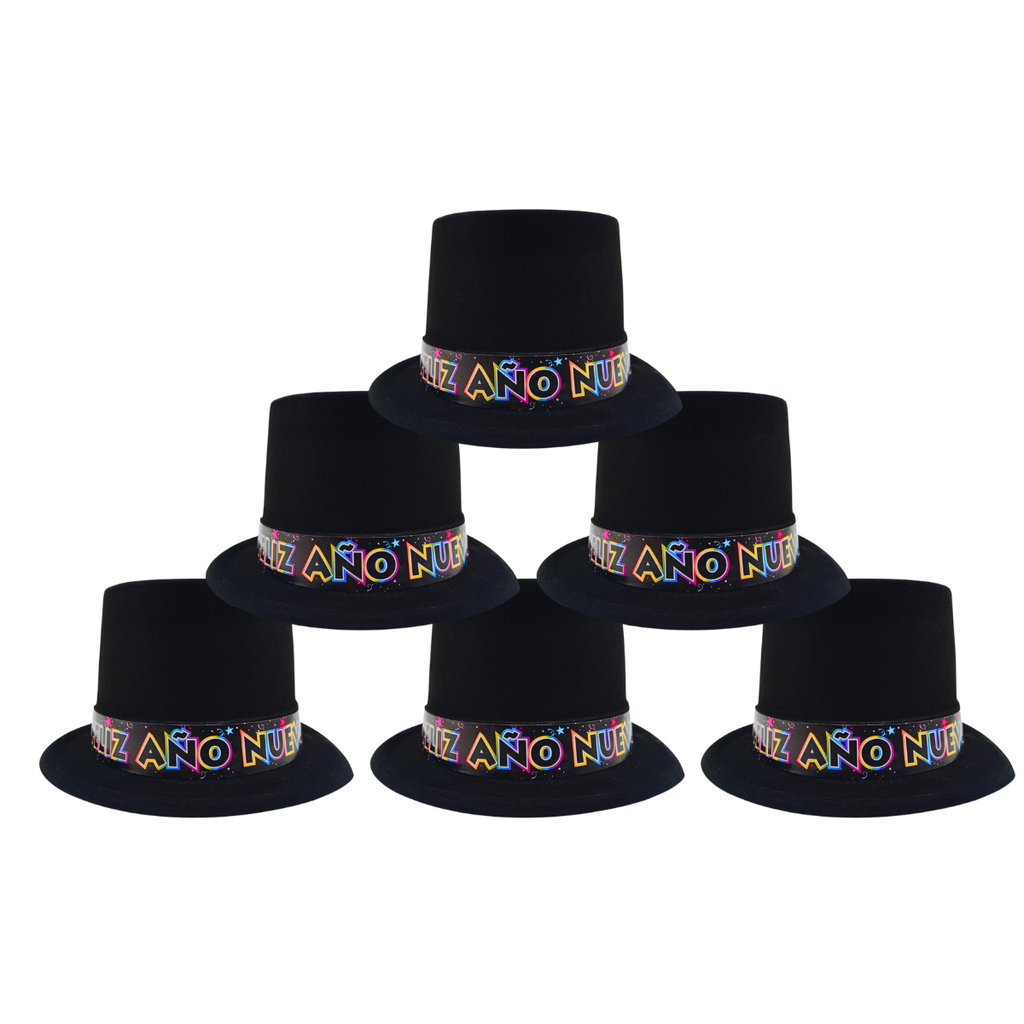 Sombrero Copa Mago Feliz AñO Nuevo - Calidad Premium Super Novedades