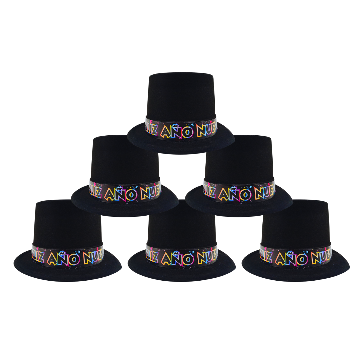 Sombrero Copa Mago Feliz AñO Nuevo - Calidad Premium Super Novedades
