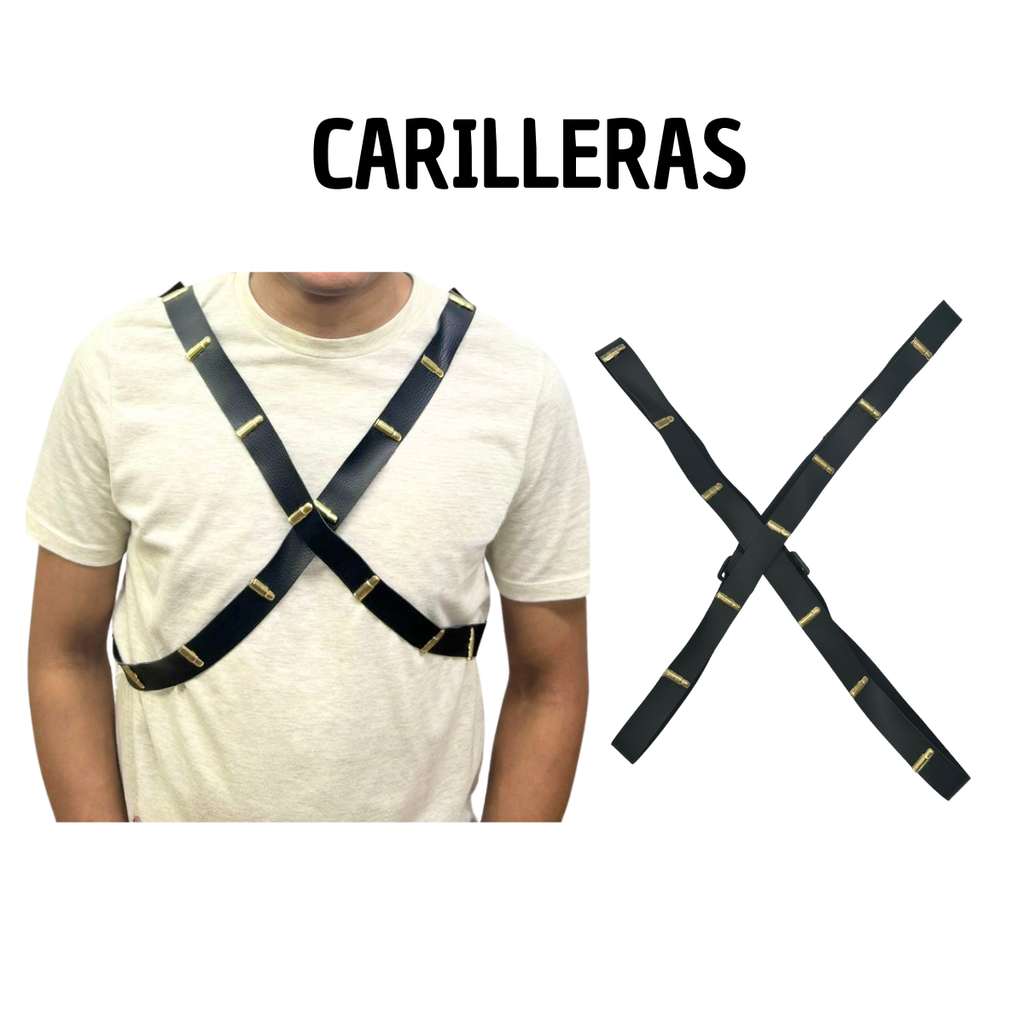 Carrilleras de Balas Disfraz - Revolucionario Mexicano