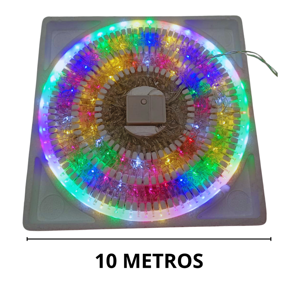 Serie LED 10 Metros Multicolor - Extensión Larga