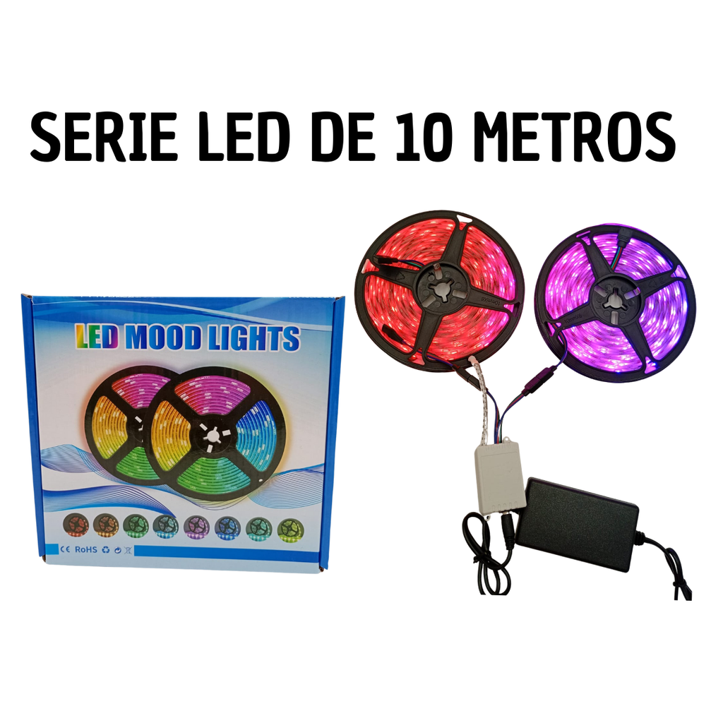 Serie LED 10 Metros Blanca - Iluminación Profesional