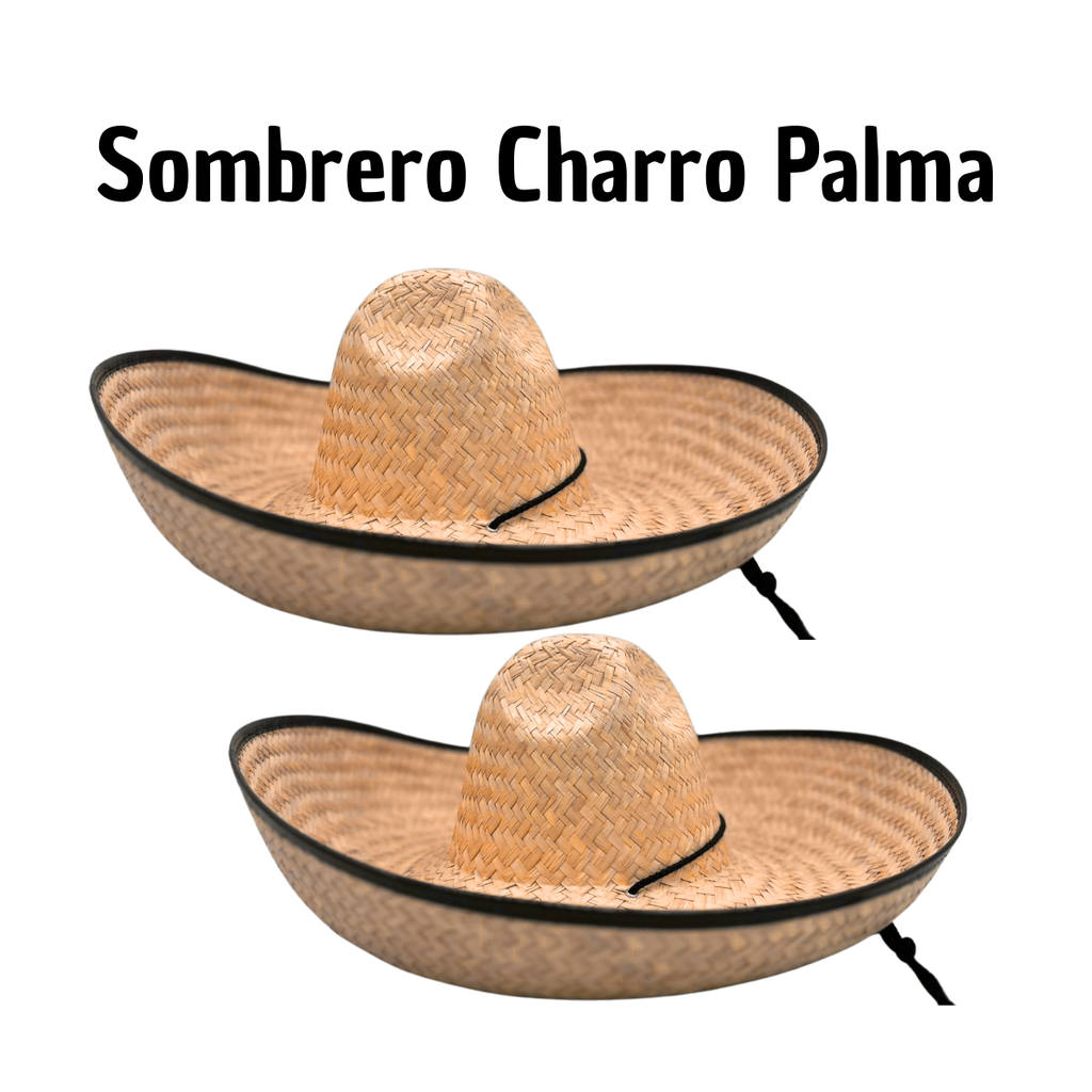 Sombrero Charro de Palma - Artesanía Mexicana