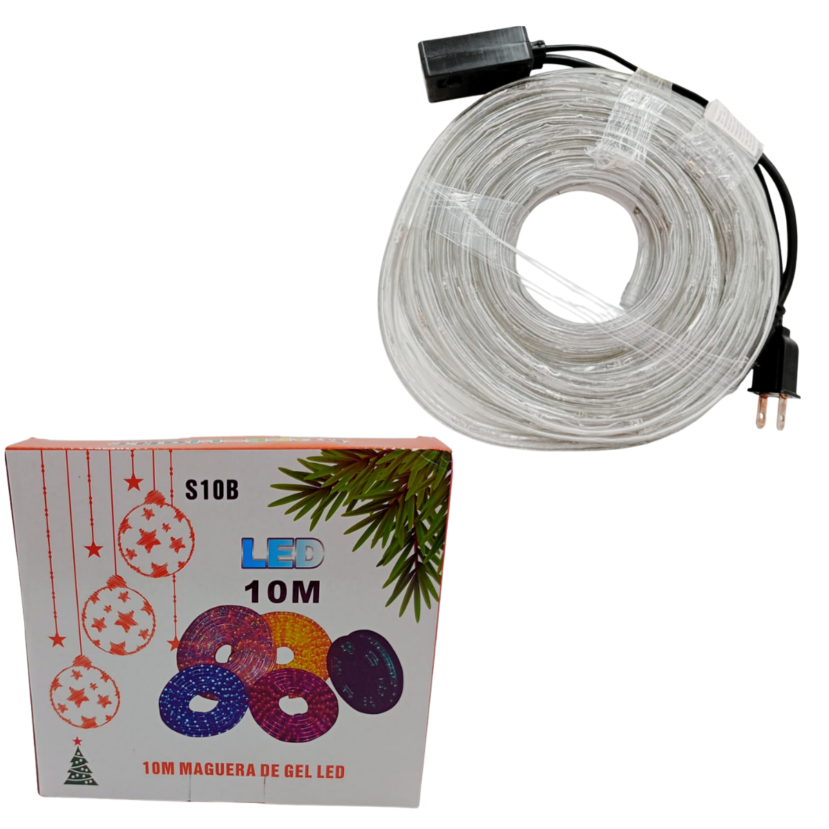 Manguera LED Blanca 10 Metros - Iluminación Navideña