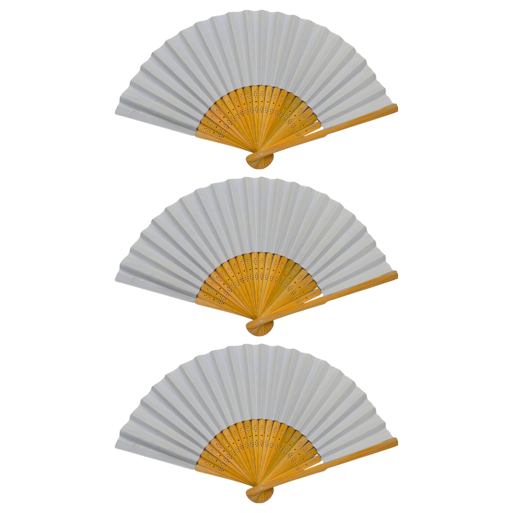 Abanico de Tela Plegable - Accesorio Verano y Fiestas