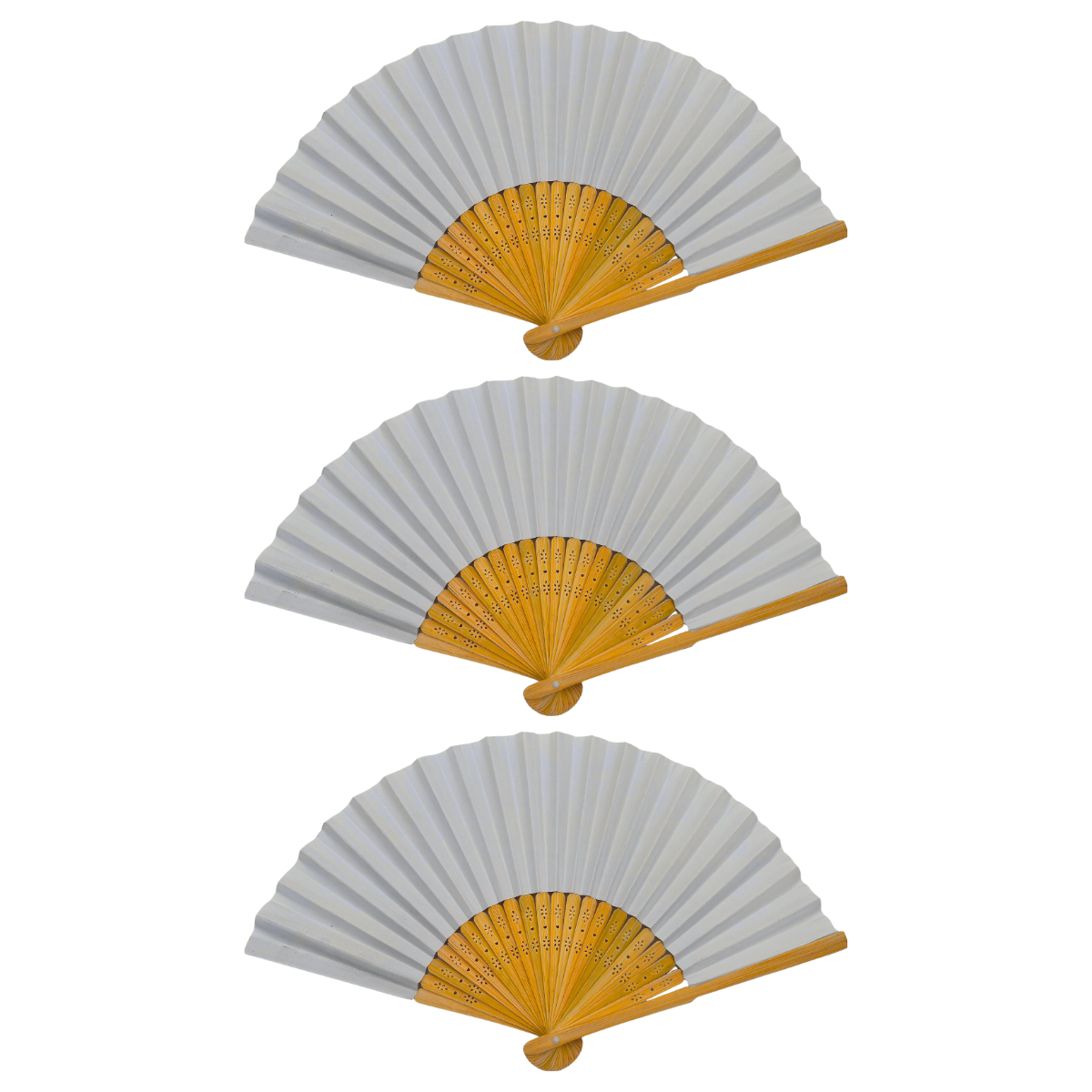 Abanico de Tela Plegable - Accesorio Verano y Fiestas