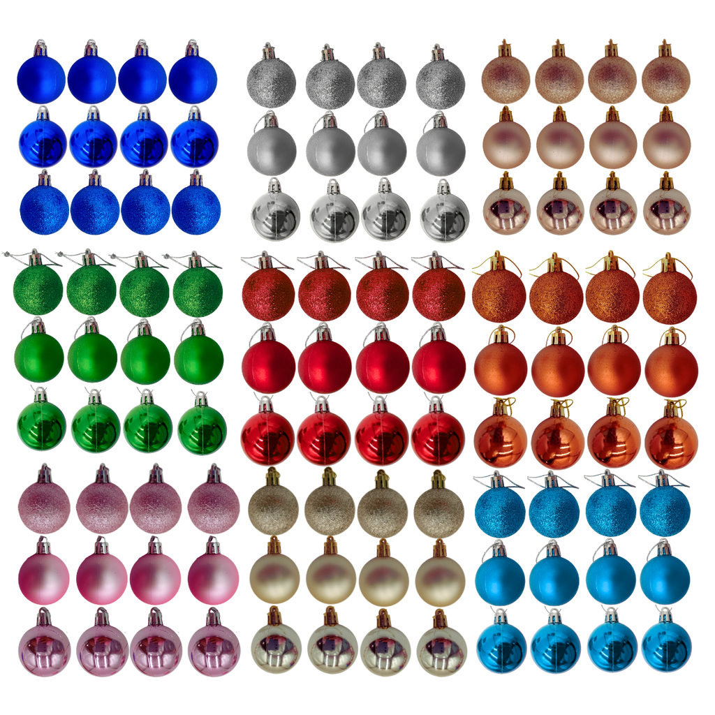 Esferas Navideñas 12 Piezas - Decoración Árbol
