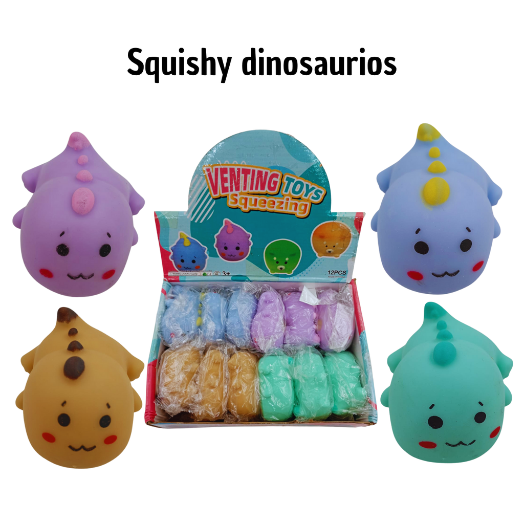 Squishy Dinosaurios - Juguete Antiestrés Kawaii