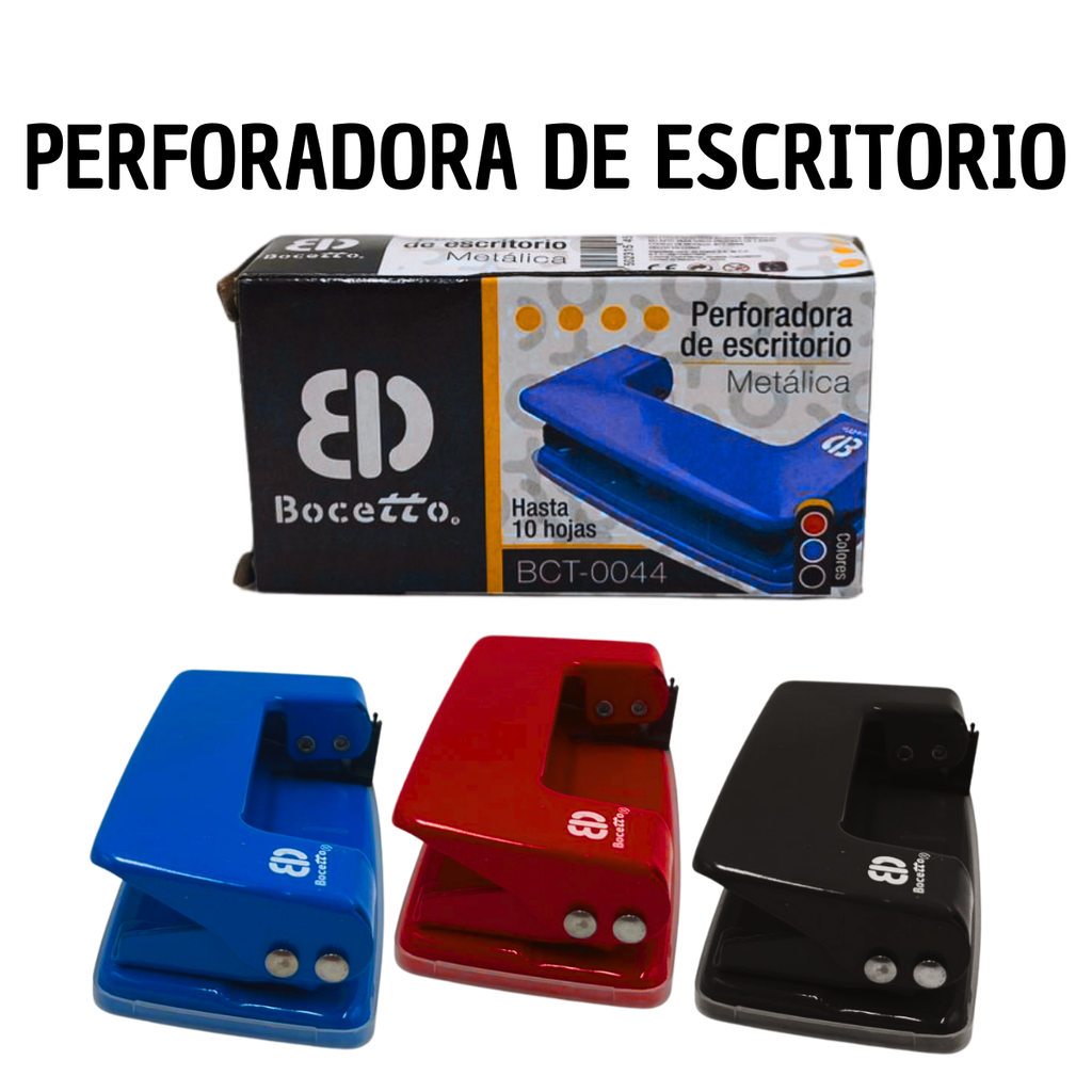 Perforadora de 2 Orificios - Oficina y Escuela